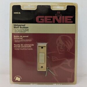 Genie GWB-BL Universal Wall Button For ALL Garage Door Openers New 2001 Beige